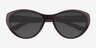 Phantom Purple Alternative MaterialsSunglass Frames from EyeBuyDirect, Closed View