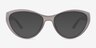 Phantom Matte Blue Alternative MaterialsSunglass Frames from EyeBuyDirect, Front View