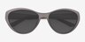 Phantom Matte Blue Alternative MaterialsSunglass Frames from EyeBuyDirect, Closed View