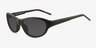 Vander Matte Black Eco-friendlySunglass Frames from EyeBuyDirect, Angle View