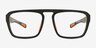 Juke Matte Black Eco-friendlyEyeglass Frames from EyeBuyDirect, Front View