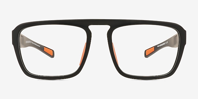 Juke Matte Black Alternative MaterialsEyeglass Frames from EyeBuyDirect, Front View