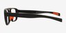 Juke Matte Black Eco-friendlyEyeglass Frames from EyeBuyDirect, Side View