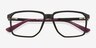 Raider Noir Matériaux biosourcésMontures de lunettes de vue d'EyeBuyDirect, Vue Rapprochée