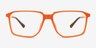 Raider Orange Eco-friendlyEyeglass Frames from EyeBuyDirect, Front View
