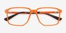 Raider Orange Eco-friendlyEyeglass Frames from EyeBuyDirect, Closed View