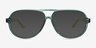 Steelman Green Eco-friendlySunglass Frames from EyeBuyDirect, Front View