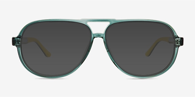 Steelman Green Alternative MaterialsSunglass Frames from EyeBuyDirect, Front View