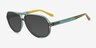 Steelman Green Eco-friendlySunglass Frames from EyeBuyDirect, Angle View