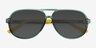Steelman Green Eco-friendlySunglass Frames from EyeBuyDirect, Closed View