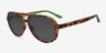 Steelman Tortoise Eco-friendlySunglass Frames from EyeBuyDirect, Angle View