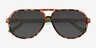 Steelman Tortoise Eco-friendlySunglass Frames from EyeBuyDirect, Closed View
