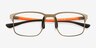 Icon Gris MétalMontures de lunettes de vue d'EyeBuyDirect, Vue Rapprochée