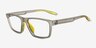 Elite Green PlasticEyeglass Frames from EyeBuyDirect, Angle View