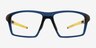 Mvp Blue PlasticEyeglass Frames from EyeBuyDirect, Front View