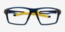 Mvp Blue PlasticEyeglass Frames from EyeBuyDirect, Closed View
