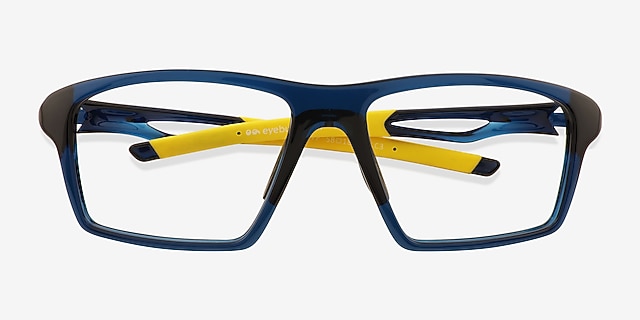 Mvp Blue PlasticEyeglass Frames from EyeBuyDirect, Closed View