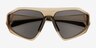 Clutch Gray PlasticSunglass Frames from EyeBuyDirect, Closed View
