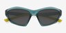 Finale Blue PlasticSunglass Frames from EyeBuyDirect, Closed View