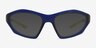 Finale Blue PlasticSunglass Frames from EyeBuyDirect, Front View