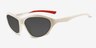Finale White PlasticSunglass Frames from EyeBuyDirect, Angle View