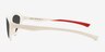 Finale White PlasticSunglass Frames from EyeBuyDirect, Side View