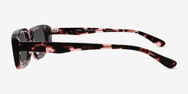 Hart Pink Tortoise AcetateSunglass Frames from EyeBuyDirect, Side View