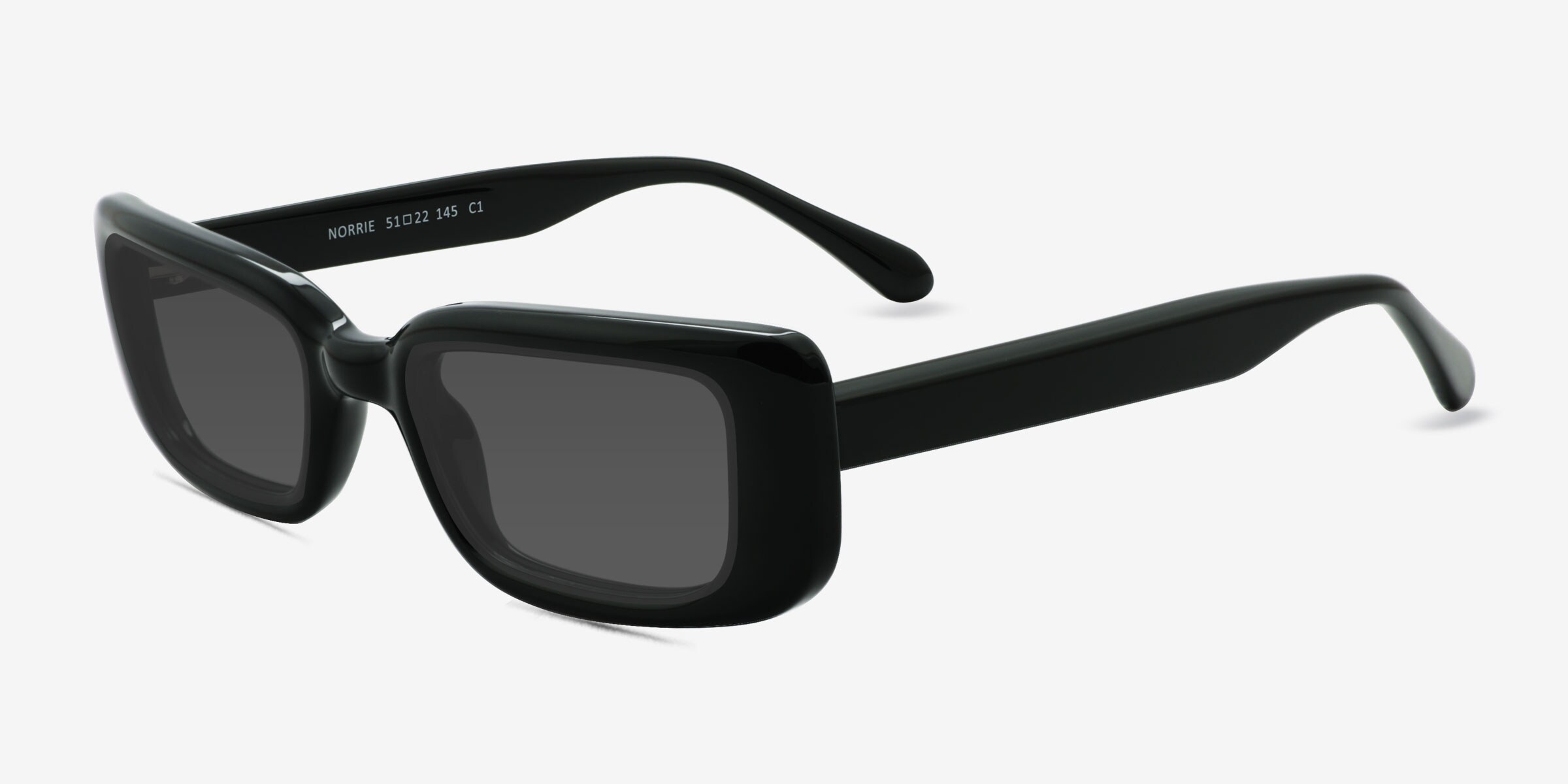 Norrie - Rectangle Tortoise Frame Prescription Sunglasses