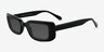 Norrie Black PlasticSunglass Frames from EyeBuyDirect, Angle View