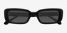Norrie Black PlasticSunglass Frames from EyeBuyDirect, Closed View