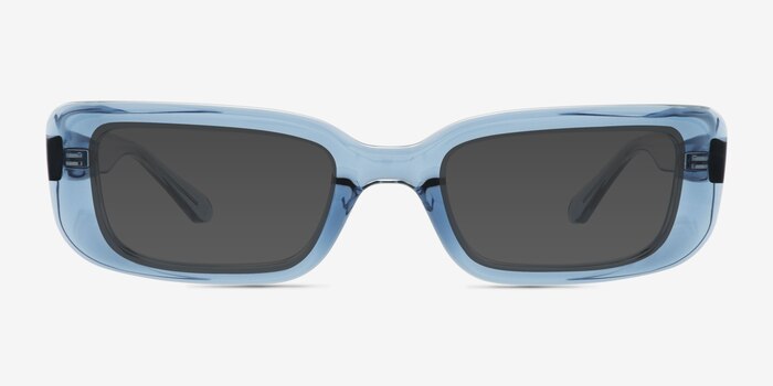 Norrie Bleu Plastique Soleil de Lunette de vue d'EyeBuyDirect