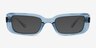 Norrie Blue PlasticSunglass Frames from EyeBuyDirect, Front View