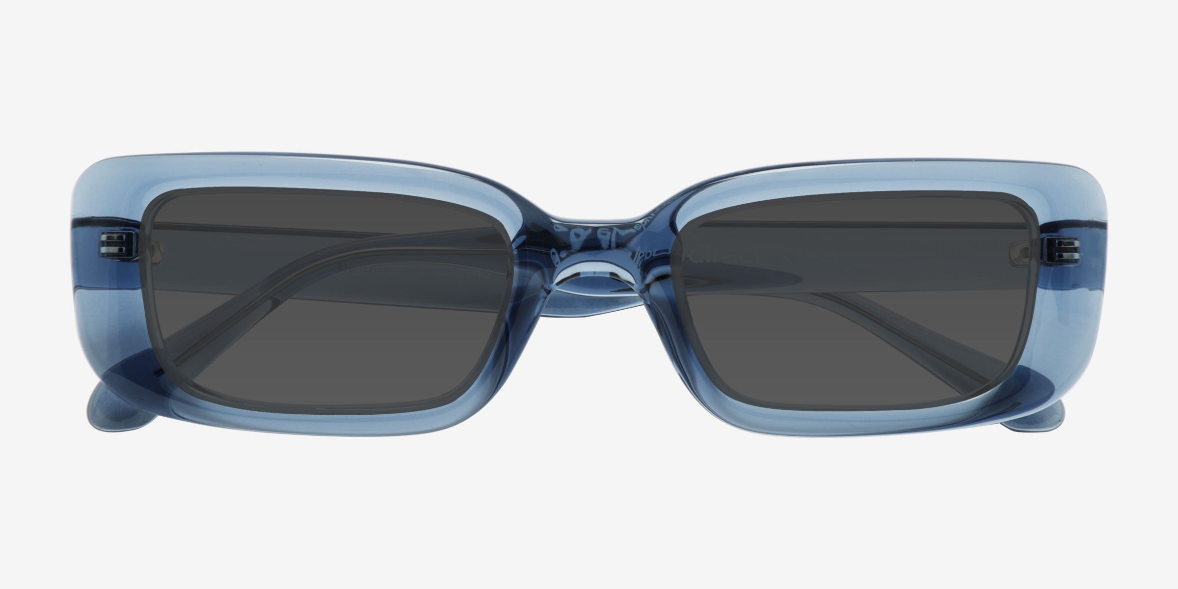 Norrie - Rectangle Black Frame Prescription Sunglasses