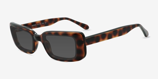 Norrie Tortoise PlasticSunglass Frames from EyeBuyDirect, Angle View