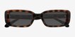 Norrie Tortoise PlasticSunglass Frames from EyeBuyDirect, Closed View