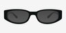 Scott Black AcetateSunglass Frames from EyeBuyDirect, Front View