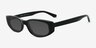 Scott Black AcetateSunglass Frames from EyeBuyDirect, Angle View
