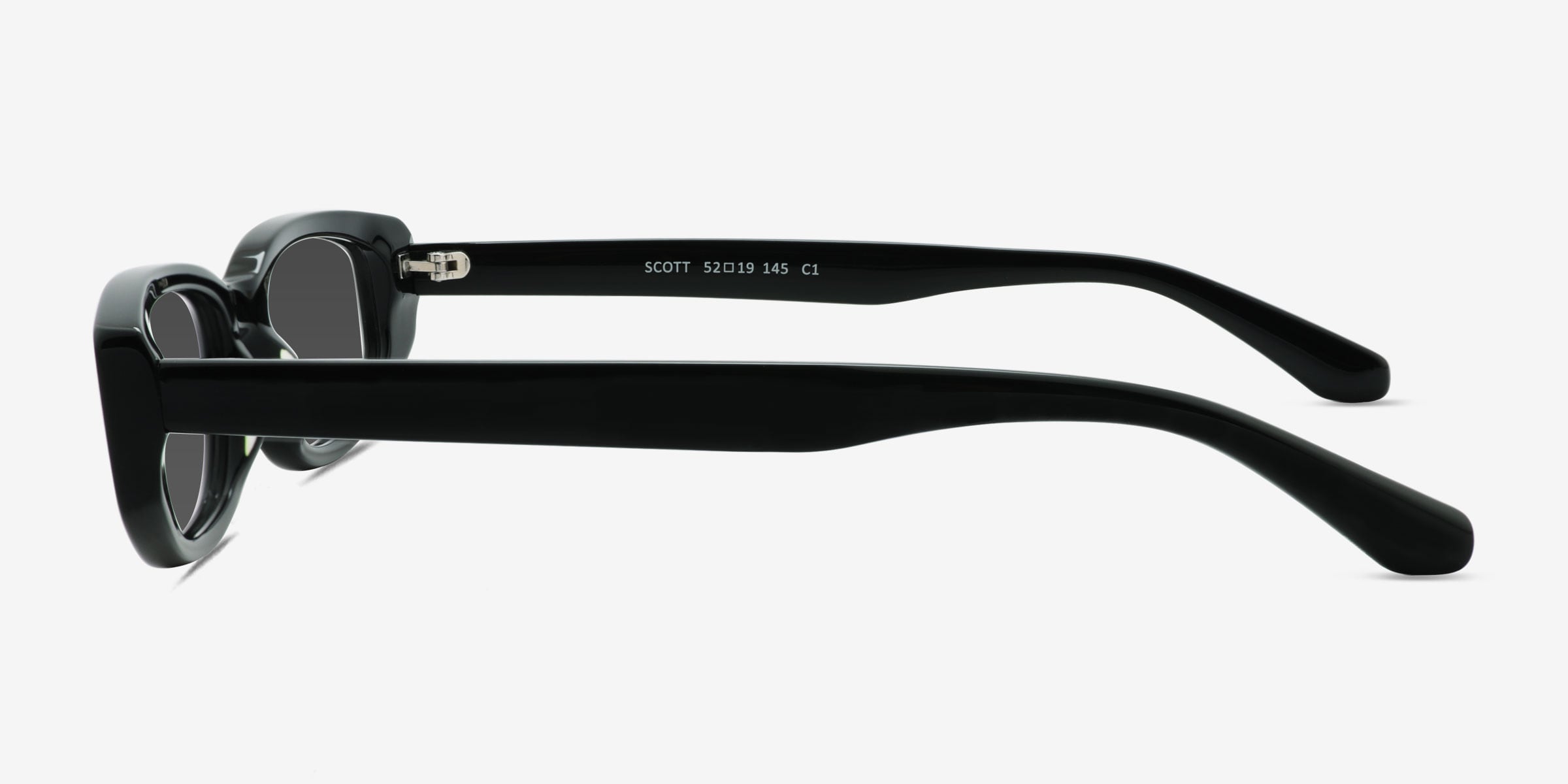 Scott - Rectangle Green Frame Prescription Sunglasses  display picture 2