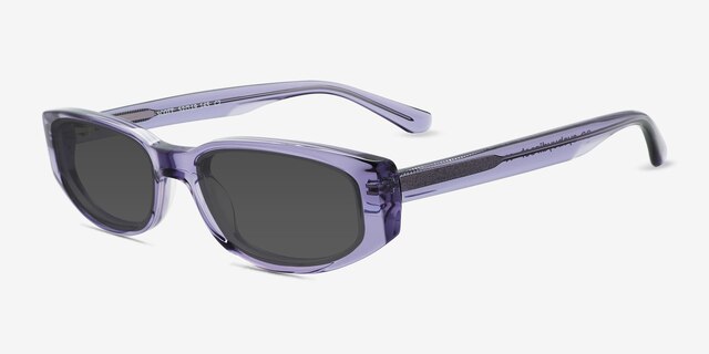 Scott Purple AcetateSunglass Frames from EyeBuyDirect, Angle View