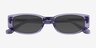 Scott Purple AcetateSunglass Frames from EyeBuyDirect, Closed View