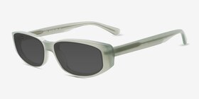 Scott Vert Acétate Soleil de Lunette de vue d'EyeBuyDirect, Vue d'Angle