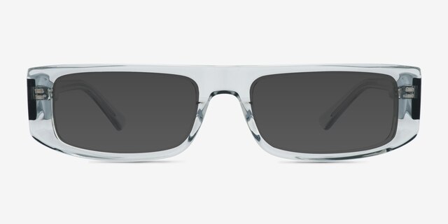 Evert Gray AcetateSunglass Frames from EyeBuyDirect, Front View