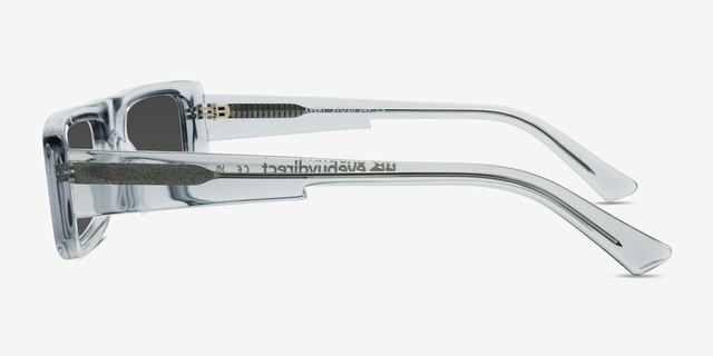 Evert Gray AcetateSunglass Frames from EyeBuyDirect, Side View