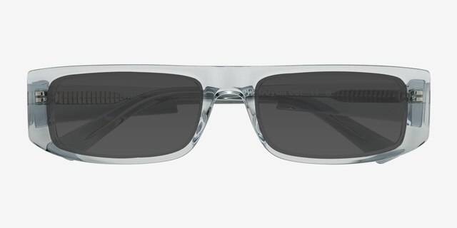Evert Gray AcetateSunglass Frames from EyeBuyDirect, Closed View