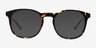 Safari Dark Tortoise AcetateSunglass Frames from EyeBuyDirect, Front View