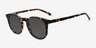 Safari Dark Tortoise AcetateSunglass Frames from EyeBuyDirect, Angle View