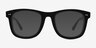 Nevada Matte Black AcetateSunglass Frames from EyeBuyDirect, Front View