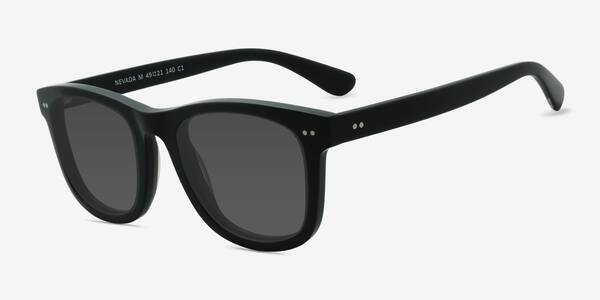Matte Black Nevada -  Acetate Sunglasses