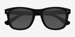 Nevada Matte Black AcetateSunglass Frames from EyeBuyDirect, Closed View