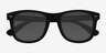 Nevada Matte Black AcetateSunglass Frames from EyeBuyDirect, Closed View